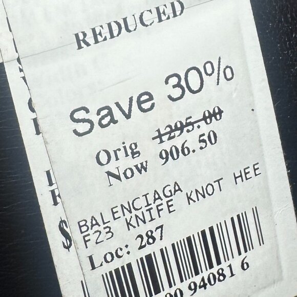 $750 off BALENCIAGA Women's Pink Knife Pump - Picture 6 of 9